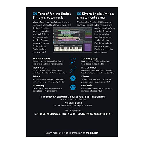 Music Maker - 2020 Premium Edition - Más sonidos. Más posibilidades. ¡Crea música fácilmente!
