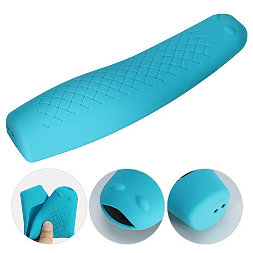 MWOOT 2 Unidades Mando Funda Compatible con LG Magic Remote AN-MR19BA AN-MR18BA AN-MR650 AN-MR600, Anti-caída Carcasas Silicona para LG Mando a Distancia Protection Negro y Azul