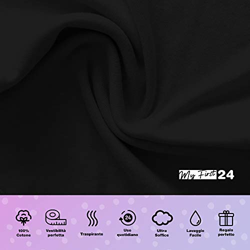 My First 24 Body de bebé de manga corta divertido - Player 3 Has Entered The Game - Body de juguete unisex 100 % algodón suave y transpirable - Body idea regalo nacimiento, Negro , 0-6 Meses