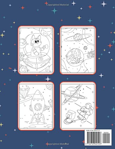 My First Big Coloring Book Of Outer Space: Space Coloring Book For Kids All Ages Outer Space Coloring Book With Planets, Astronauts, SpaceShips, Rockets And Much More Large Print Book