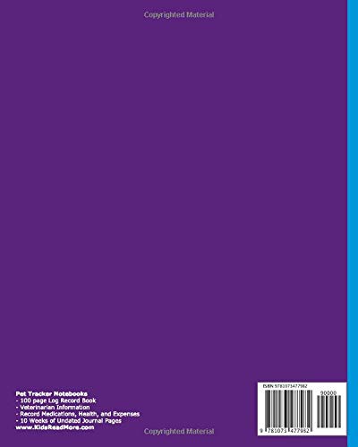 My First Dog Care Book - Medical Health Record Journal: Cute Puppy Theme Notebook - Log Your Shots, Daily Care, Pet Sitter Notes and More (Pet Books for Children Vol 1)