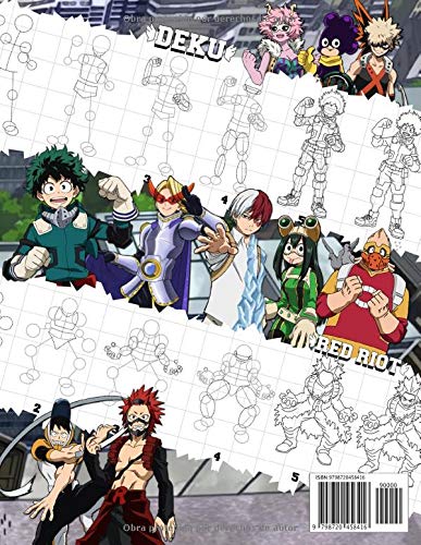 My Hero Academia Cómo Dibujar: My Hero Academia 2021 Edición De Dibujos Y Manga Libro No Oficial Para Colorear