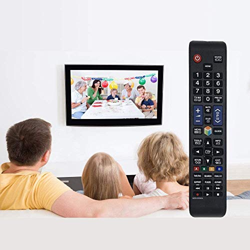 MYHGRC Mando a Distancia Samsung TV para Mando a Distancia para Samsung HDTV LCD LED Smart TV-Reemplazado AA59-00580A AA59-00582A -No Requiere configuración Mando a Distancia para Samsung TV