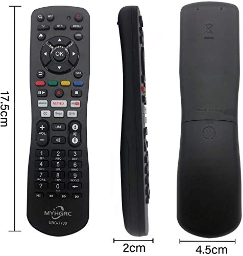 MYHGRC Mando a Distancia Universal de TV para Mando Universal Samsung, Vizio, LG, Sony, Panasonic, Toshiba, Philips, SEIKI, Hitachi, JVC,TCL,VESTEL,RCA Smart TV,con Control Remoto Universal