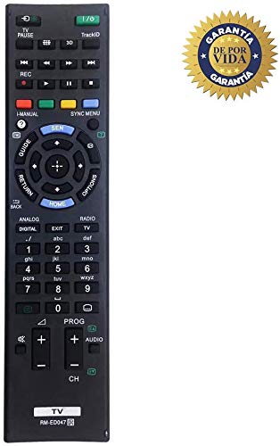 MYHGRC Reemplazo Mando a Distancia Universal para Sony bravia TV RM-ED047 RM-YD103 rm-ed022 rm-ed035 rm-ed050 rm-ed060 rm-ed061 para Sony TV-No Requiere configuración