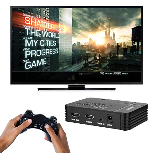 MYPIN Capturadora VÍdeo Audio Game Capture HDMI HD 1080P 30FPS HDMI a USB Tarjeta de Captura con Mic-IN para Xbox 360/ One PS3 PS4