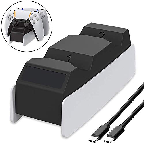 N  A Estación De Carga USB para Controlador Ps5, Base De Carga Compatible con Playstation 5 Dualsense, Base De Estación De Carga