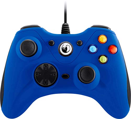 Nacon - Mando para videojuegos GC-100, Color Azul (PC)+Plantronics Auriculares Gaming Rig Serie 700Hd Para Pc