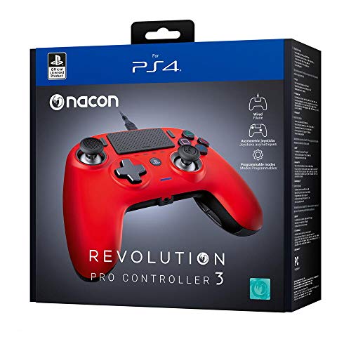 Nacon Mando Revolution Pro Controller 3 - PS4 y PC Rojo
