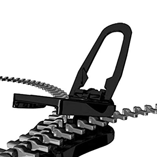 NaiCasy 2 juegos universales Instant Fix Zipper Zip Repair Slider Dientes de repuesto Rescue Negro Herramientas DIY