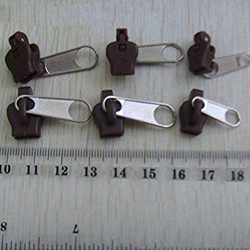 NaiCasy 2 juegos universales Instant Fix Zipper Zip Repair Slider Dientes de repuesto Rescue Negro Herramientas DIY