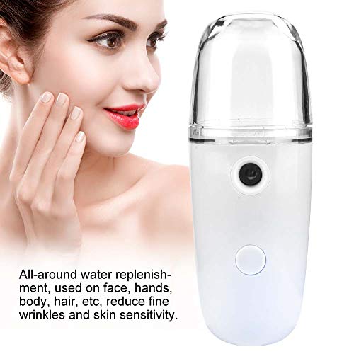 Nano Ion Mist Sprayer, USB Recargable, Profesional Nano Face Humidifier, Beauty Moist Skin Care Sprayer para Face Personal Skin Care Care