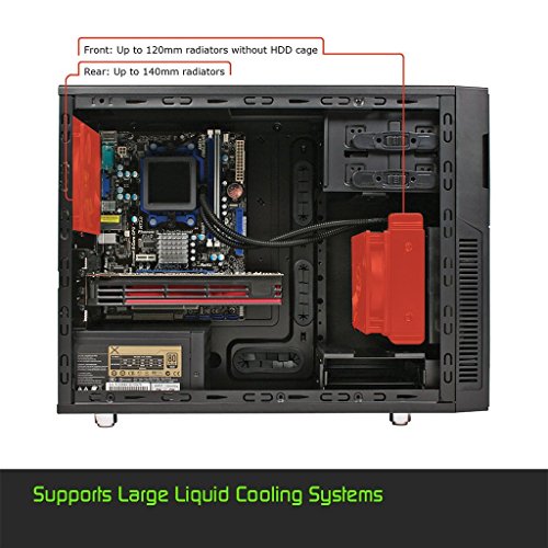 Nanoxia Deep Silence 4 carcasa de mini torre para Micro-ATX, Mini-ITX, control de ventilador de 2 canales, antracita