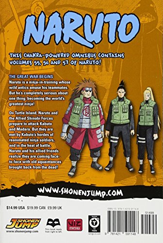 Naruto (3-in-1 Edition), Vol. 19: Includes Vols. 55, 56 & 57