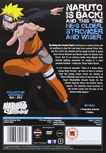 Naruto Shippuden Complete Series 3 Box Set (Episodes 101-153) [DVD] [Reino Unido]