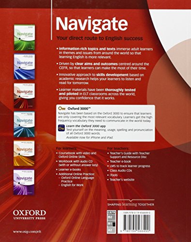 Navigate B1. Student's book-Oxford Online Skills Program. Per le Scuole superiori. Con DVD-ROM. Con espansione online: Coursebook