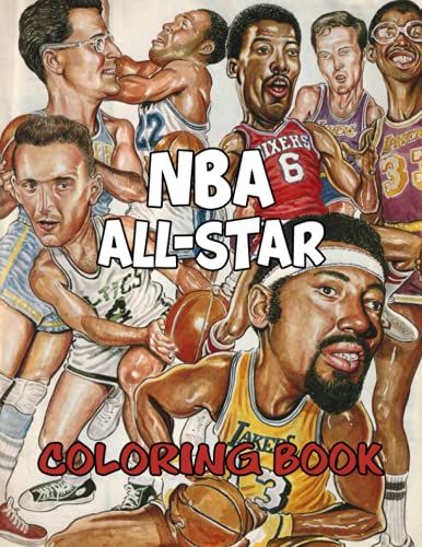 NBA All Stars Coloring Book: LeBron James, Kevin Durant, Kawhi Leonard, Stephen Curry, Russell Westbrook And All Your Favorite Team Logo Colouring Pages High Quality For Kids And Adults !