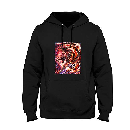 n/d Guilty Gear Sol Badguy Sudaderas con Capucha de algodón Unisex (Black,M)
