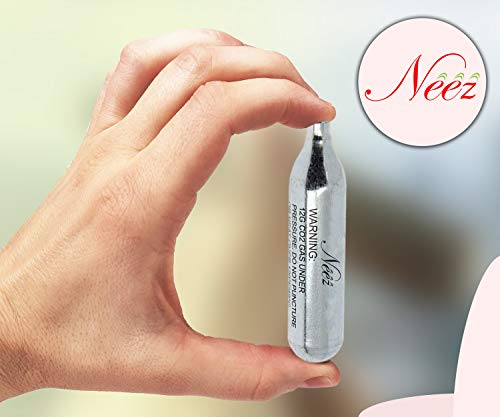 NEEZ Powerlet 12g Co2 Cartuchos Gas para Cápsula Rifle Pistola BB Gun Paintball Airgun Cilindro, Pack 10, 8.3 x 2 x 2 cm