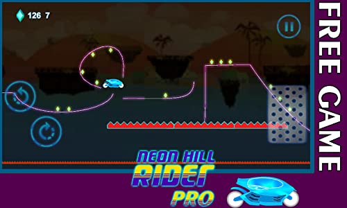 Neon Hill Rider Pro | New neon Rider game | Best game