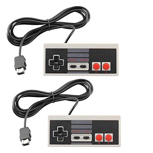 NES Classic Edition WADEO NES Classic Mini controlador con cable para Mini NES Classic Edition (2016) con 2 cables de extensión 3 m/10 pies