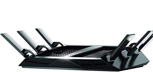 Netgear Router WiFi Nighthawk X6, TriBanda AC3200, 4 Puertos Gigabit, protección Armor, Negro (R8000-100PES)