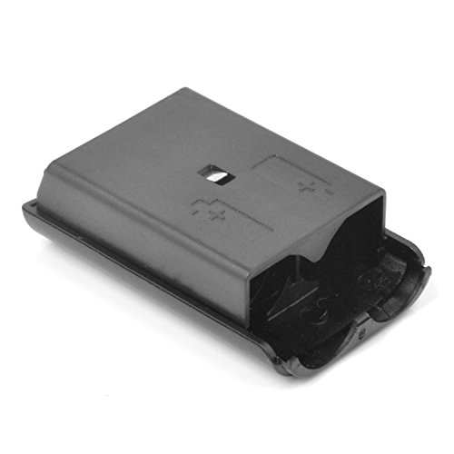 Neuftech Caja Cubierta de Batería Tapa Battery para Xbox 360 Wireless Controller,Negro