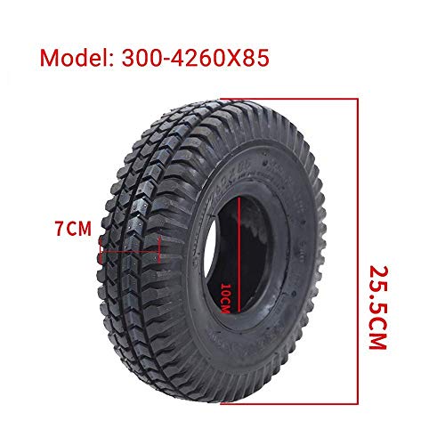Neumáticos Duraderos Neumáticos Internos Y Externos De 260x85 Patrón De Banda De Rodadura Antideslizante Resistente Al Desgaste Adecuado Para Scooters Eléctricos De 3 Ruedas De 3.00-5 Barredoras