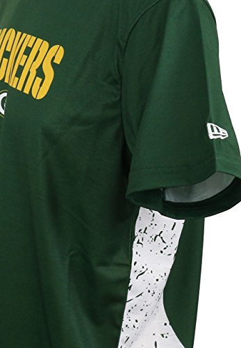 New Era - Green Bay Packers T-Shirt/tee - Big Logo Back - Green - L