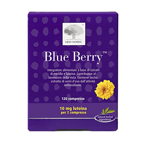 New Nordic Complemento Alimenticio con Luteína "Blue Berry" - 120 Comprimidos