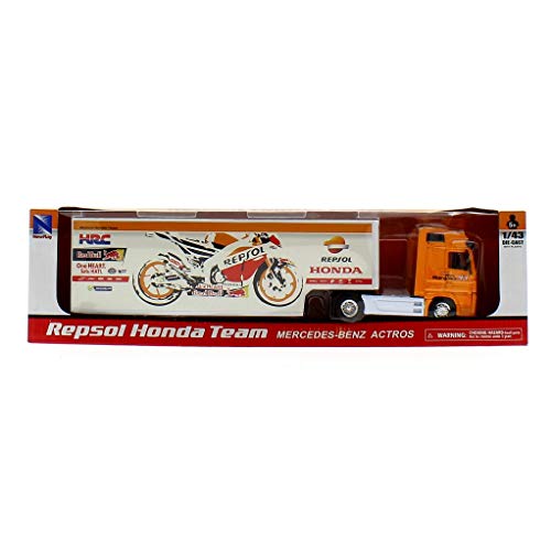 New Ray Camion Repsol Honda Truck 2017 1/43°-15883 Mercedes-Benz Juego, Multicolor