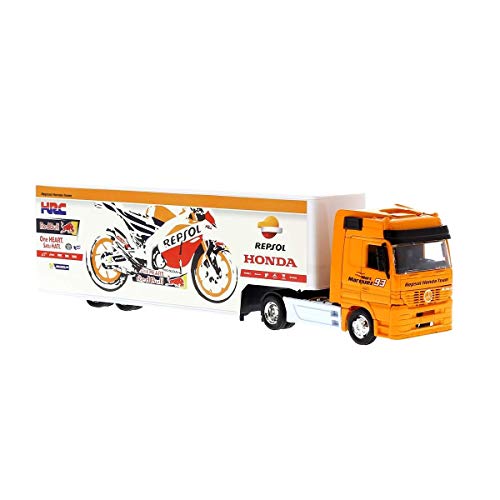 New Ray Camion Repsol Honda Truck 2017 1/43°-15883 Mercedes-Benz Juego, Multicolor