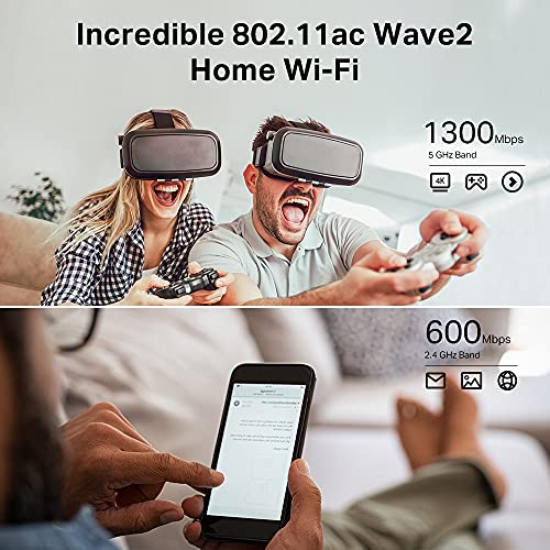 [New] TP-Link AC1900 - Router inalámbrico Doble Banda (2,4 GHz / 5 GHz),WiFi MU-MIMO, 4xGigabit LAN Ports /1xWAN Port, Tecnología Beamforming, Smart Connect, Control Parental (Archer C80)