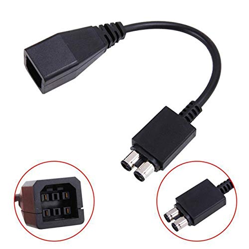 NewIncorrupt Para Xbox 360 SlimProfessional Converter Adapter para Xbox 360 Slim to Fat Fuente de alimentación Adaptador de CA Cable de alimentación Cable de Transferencia