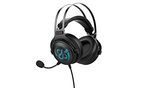 Newskill kimera v2 - auricular de gaming (rgb, 16m colores, ps4 c) color negro (retroiluminación led personalizable vía software: millones de colores y efectos de luz, rotación rgb y apagado).