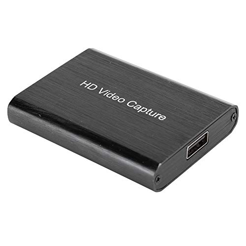 Nicoone USB2. 0 tarjeta de captura de vídeo, 4 K alta definición 1080 p HDMI juego captura tarjeta Live Record aluminio caso para streaming interruptor