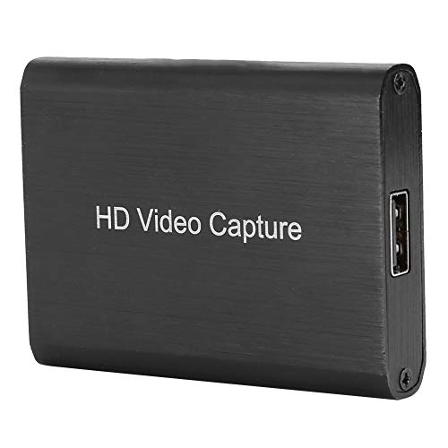 Nicoone USB2. 0 tarjeta de captura de vídeo, 4 K alta definición 1080 p HDMI juego captura tarjeta Live Record aluminio caso para streaming interruptor