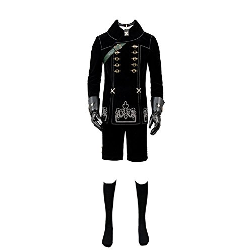 NieR:Automata 9S Yorha No. 9 Type S Escáner Cosplay Disfraz Hombre XL