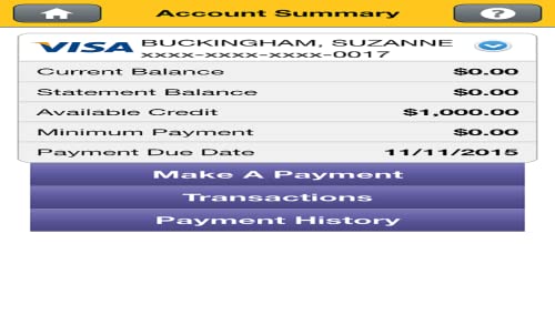 NIHFCU Visa Credit Card