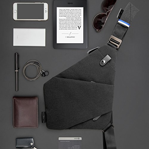 NIID-Fino Sling Bag Crossbody - Mochila antirrobo para Hombre y Mujer Multiusos Viaje Senderismo para Hombres