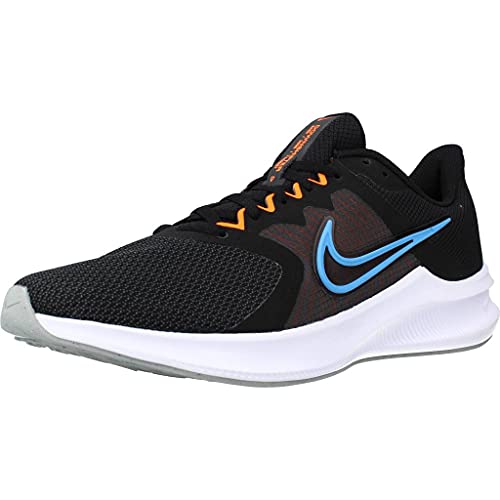 Nike Downshifter 11, Zapatos para Correr Hombre, Black/Coast-Total Orange-Dk SM, 43 EU