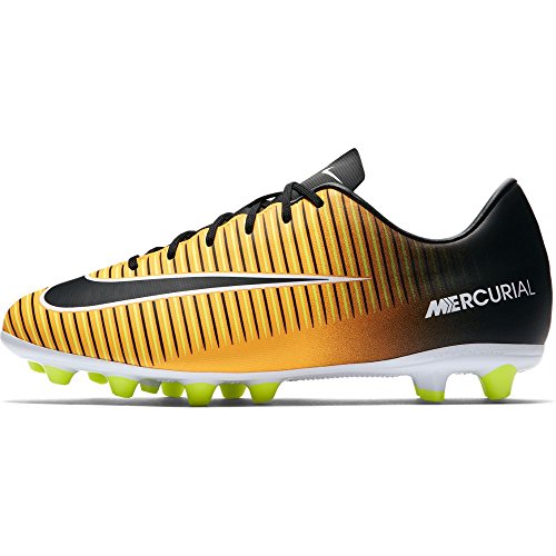 Nike JR Mercurial Victory Vi AG-Pro - Zapatillas de fútbol Sala, Unisex Infantil, Naranja - (Laser Orange/Black-White-Volt)