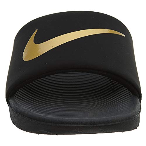 Nike Kawa Slide (GS/PS), Zapatos de Playa y Piscina, Negro (Black/Mtlc Gold 003), 36 EU