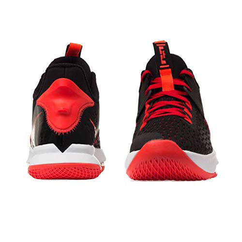 Nike Lebron Witness 5, Zapato de Baloncesto Unisex Adulto, Black/Bright Crimson-University Red, 45 EU