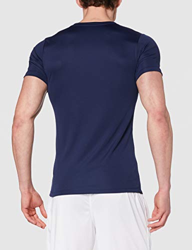 Nike Park VI Camiseta de Manga Corta para hombre, Azul (Midnight Navy/White), L