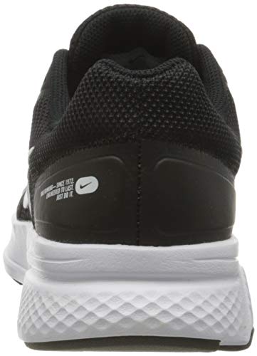 Nike Run Swift 2, Running Shoe Hombre, Black/White-Dark Smoke Grey, 41 EU