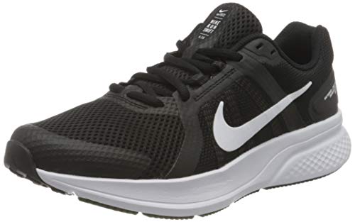 Nike Run Swift 2, Running Shoe Hombre, Black/White-Dark Smoke Grey, 41 EU