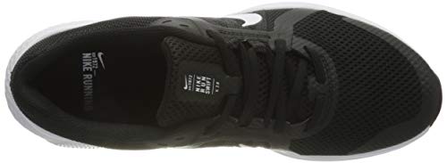 Nike Run Swift 2, Running Shoe Hombre, Black/White-Dark Smoke Grey, 41 EU