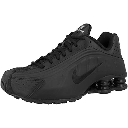 Nike Shox R4 (GS), Zapatillas de Atletismo Hombre, Negro (Black/Black/Black/White 000), 38 EU