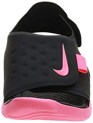 Nike Sunray Adjust 5 (GS/PS), Zapatos de Playa y Piscina Niño, Negro (Black/Racer Pink/White 000), 32 EU